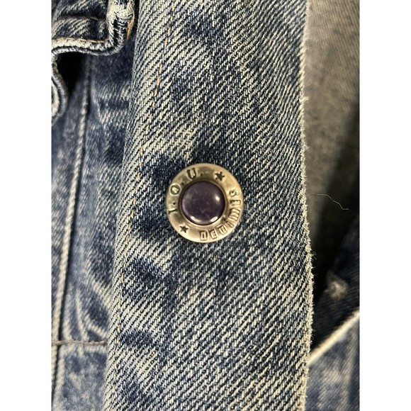 Vintage I.O.U. Already A Legend Denimes Jean Jacket Denim M 80’s - Picture 7 of 9